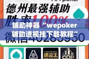 辅助神器“wepoker辅助透视挂下载教程”(作弊)辅助透视教程