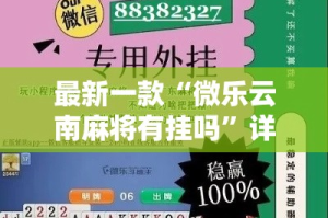 最新一款“微乐云南麻将有挂吗”详细分享装挂步骤