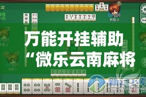 万能开挂辅助“微乐云南麻将开挂神器”详细分享装挂步骤