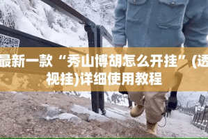 最新一款“秀山博胡怎么开挂”(透视挂)详细使用教程