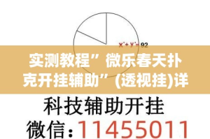 实测教程”微乐春天扑克开挂辅助”(透视挂)详细使用教程