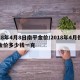 18年4月8日南平金价/2018年4月份金价多少钱一克