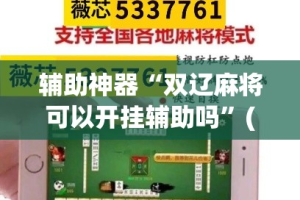 辅助神器“双辽麻将可以开挂辅助吗”(透视挂)详细使用教程