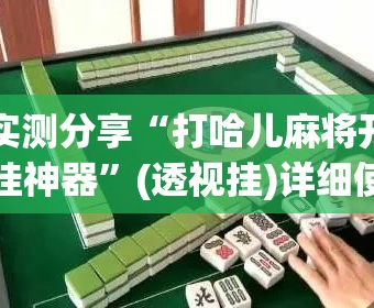 实测分享“打哈儿麻将开挂神器”(透视挂)详细使用教程
