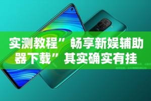 实测教程”畅享新娱辅助器下载”其实确实有挂