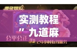 实测教程”九道麻将开挂神器下载”(透视挂)详细使用教程