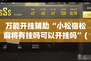 万能开挂辅助“小松宿松麻将有挂吗可以开挂吗”(作弊)辅助透视教程