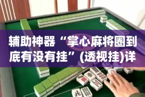 辅助神器“掌心麻将圈到底有没有挂”(透视挂)详细使用教程
