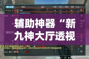 辅助神器“新九神大厅透视开挂”其实确实有挂