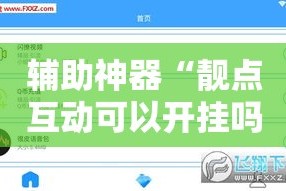 辅助神器“靓点互动可以开挂吗”详细分享装挂步骤