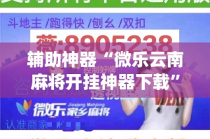 辅助神器“微乐云南麻将开挂神器下载”(作弊)辅助透视教程