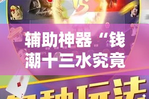 辅助神器“钱潮十三水究竟有挂吗”详细分享装挂步骤