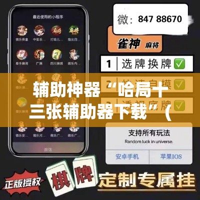 辅助神器“哈局十三张辅助器下载”(透视挂)详细使用教程