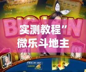 实测教程”微乐斗地主万能透视	”(作弊)辅助透视教程