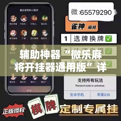 辅助神器“微乐麻将开挂器通用版	”详细分享装挂步骤