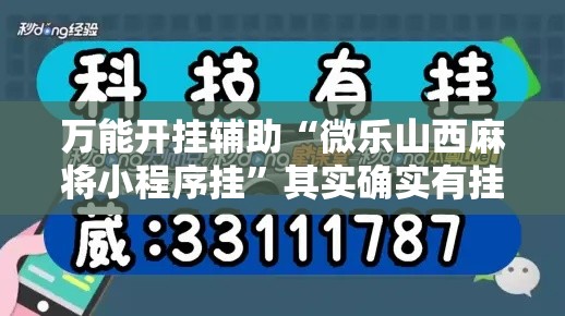 万能开挂辅助“微乐山西麻将小程序挂	”其实确实有挂