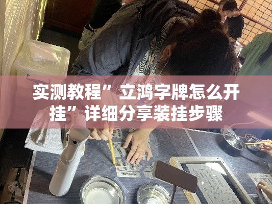 实测教程”立鸿字牌怎么开挂	”详细分享装挂步骤