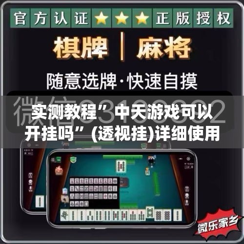 实测教程”中天游戏可以开挂吗	”(透视挂)详细使用教程