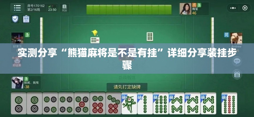 实测分享“熊猫麻将是不是有挂”详细分享装挂步骤