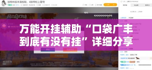 万能开挂辅助“口袋广丰到底有没有挂	”详细分享装挂步骤