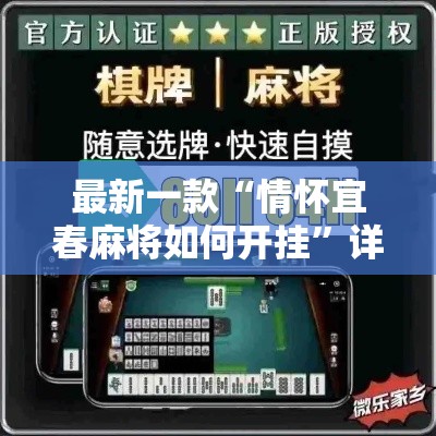 最新一款“情怀宜春麻将如何开挂”详细分享装挂步骤