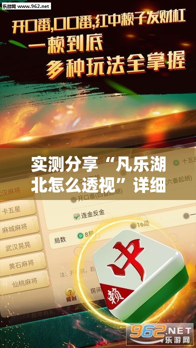 实测分享“凡乐湖北怎么透视	”详细分享装挂步骤