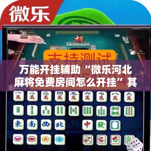 万能开挂辅助“微乐河北麻将免费房间怎么开挂	”其实确实有挂