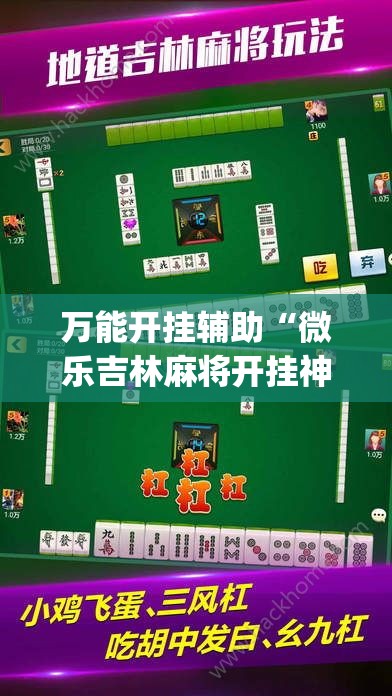 万能开挂辅助“微乐吉林麻将开挂神器下载”(透视挂)详细使用教程