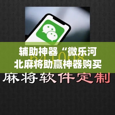 辅助神器“微乐河北麻将助赢神器购买”(作弊)辅助透视教程