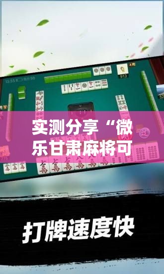 实测分享“微乐甘肃麻将可以开挂吗”详细分享装挂步骤