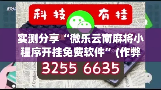 实测分享“微乐云南麻将小程序开挂免费软件”(作弊)辅助透视教程