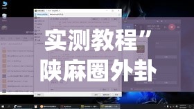 实测教程”陕麻圈外卦神器	”(作弊)辅助透视教程
