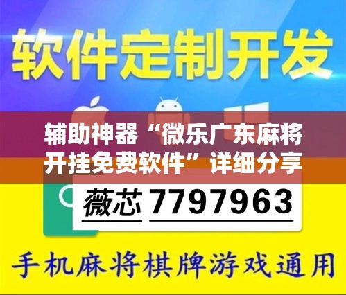 辅助神器“微乐广东麻将开挂免费软件”详细分享装挂步骤