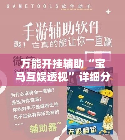 万能开挂辅助“宝马互娱透视”详细分享装挂步骤