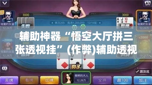 辅助神器“悟空大厅拼三张透视挂”(作弊)辅助透视教程