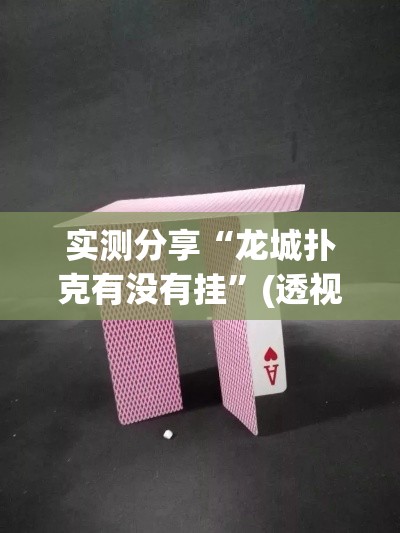 实测分享“龙城扑克有没有挂	”(透视挂)详细使用教程
