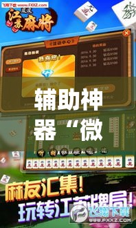 辅助神器“微乐江苏麻将万能开挂器	”(透视挂)详细使用教程