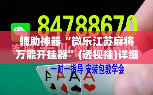 辅助神器“微乐江苏麻将万能开挂器”(透视挂)详细使用教程