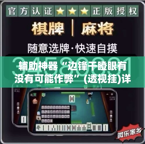 辅助神器“边锋干瞪眼有没有可能作弊”(透视挂)详细使用教程