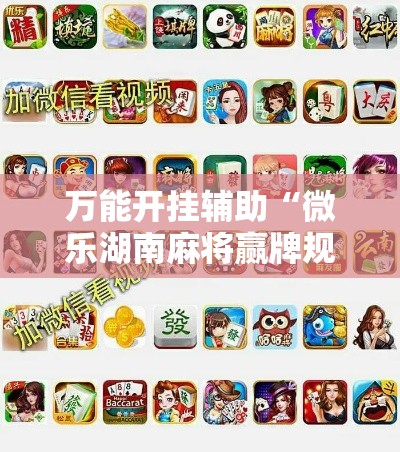 万能开挂辅助“微乐湖南麻将赢牌规律是啥”详细分享装挂步骤