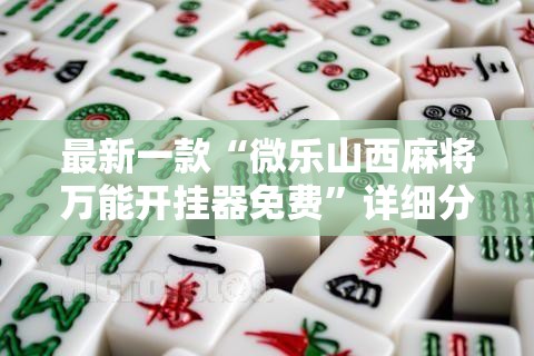 最新一款“微乐山西麻将万能开挂器免费	”详细分享装挂步骤