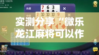 实测分享“微乐龙江麻将可以作弊吗?”详细分享装挂步骤