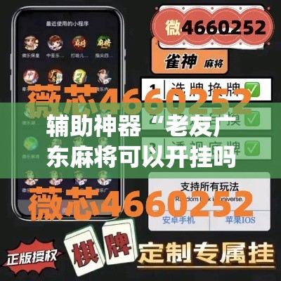 辅助神器“老友广东麻将可以开挂吗”(透视挂)详细使用教程