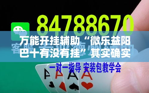万能开挂辅助“微乐益阳巴十有没有挂”其实确实有挂