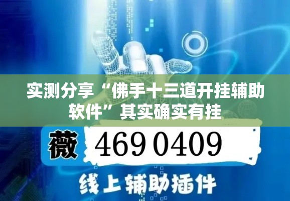 实测分享“佛手十三道开挂辅助软件”其实确实有挂