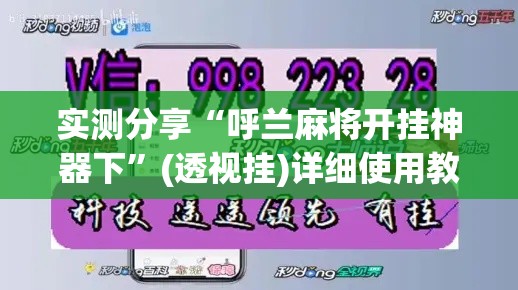 实测分享“呼兰麻将开挂神器下”(透视挂)详细使用教程