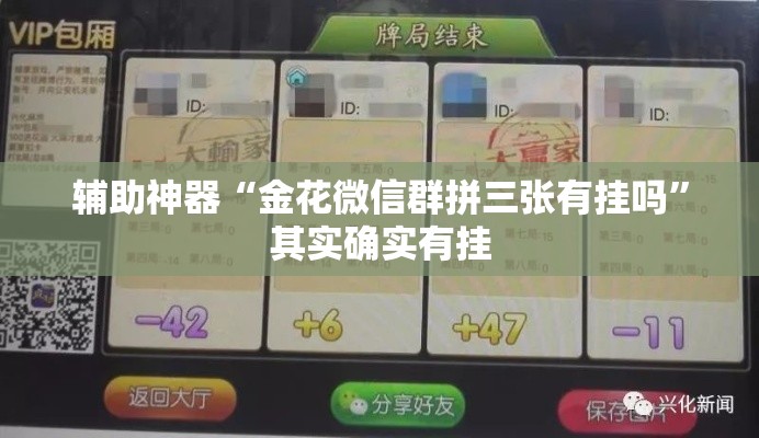 辅助神器“金花微信群拼三张有挂吗”其实确实有挂
