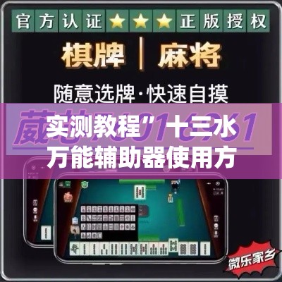 实测教程”十三水万能辅助器使用方法	”(作弊)辅助透视教程