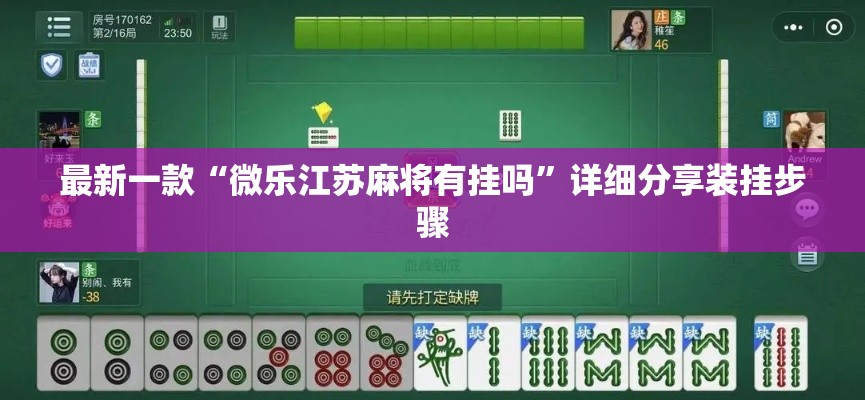 最新一款“微乐江苏麻将有挂吗	”详细分享装挂步骤