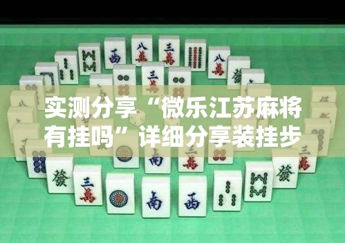 实测分享“微乐江苏麻将有挂吗”详细分享装挂步骤